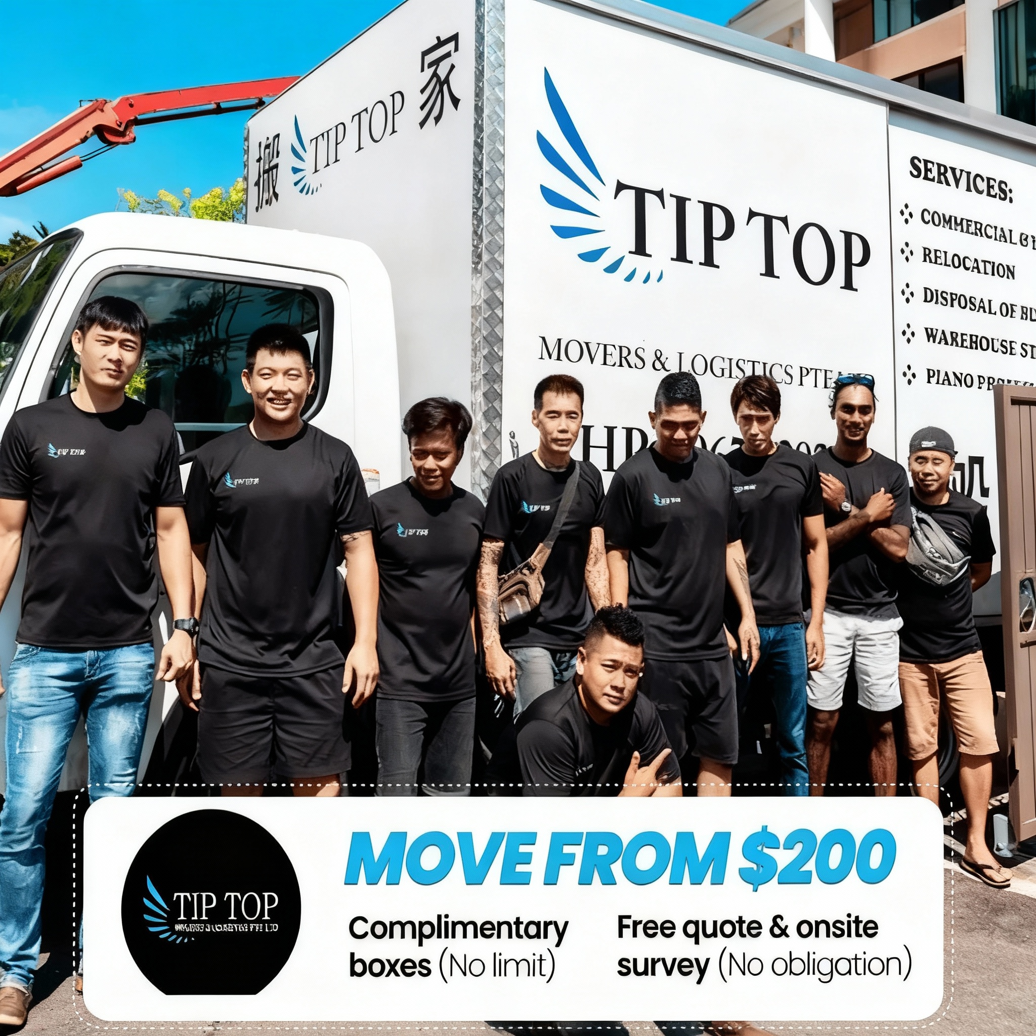 Tip Top Movers Moving Team